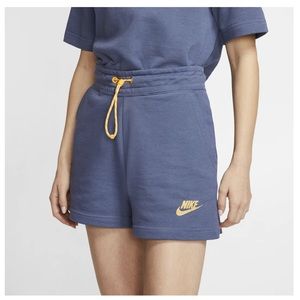 Women's Nike Icon Clash Shorts (Diffused Blue/Laser Orange